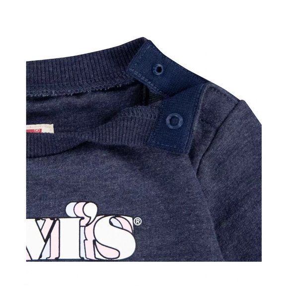 Levi's Baby Girls Knit Dress Navy Blue Size 12M - Picture 2 of 4